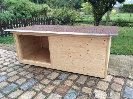 psí bouda zateplená veranda verandou